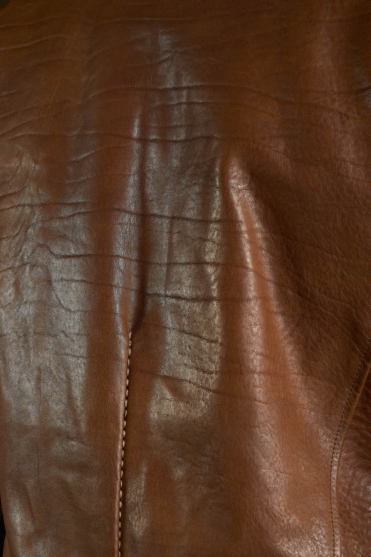 DANIELE BASTA LEATHER AND SILVER JACKET